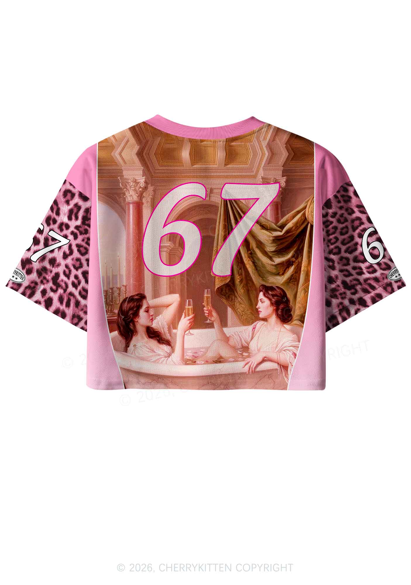 Just Roommates Pride Y2K Crop Sport Jersey Shirts Cherrykitten