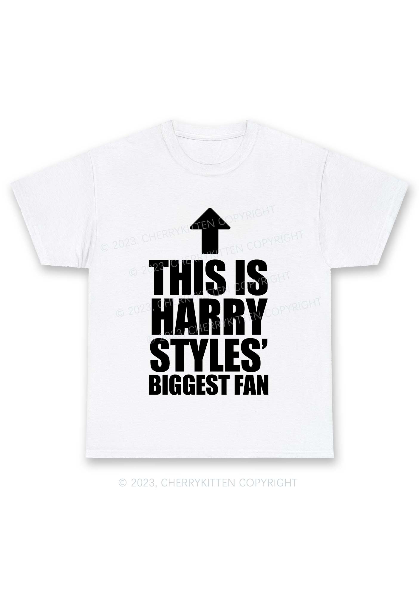 Custom Biggest Fan Y2K Chunky Shirt Cherrykitten