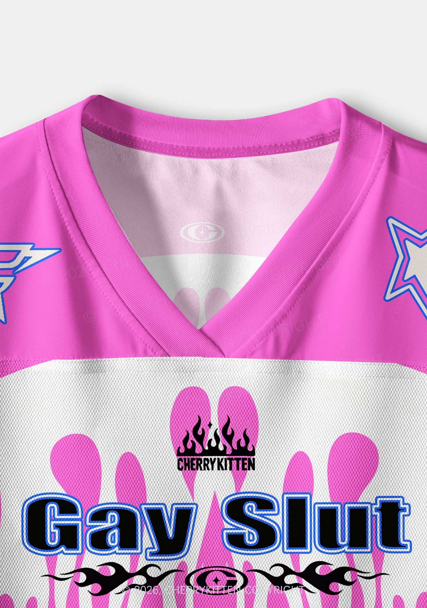 Gay Slxt Pride Y2K Crop Sport Jersey Shirts Cherrykitten