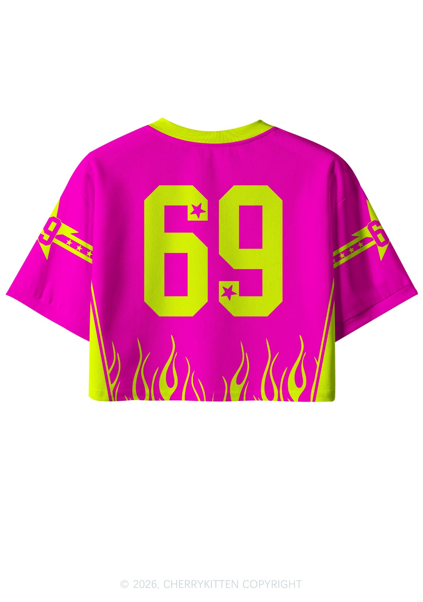 Handful Mommy Milkers Y2K Crop Sport Jersey Shirts Cherrykitten