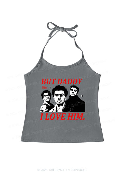 Daddy I Love Luigi Y2K Halter Neck Cami Cherrykitten