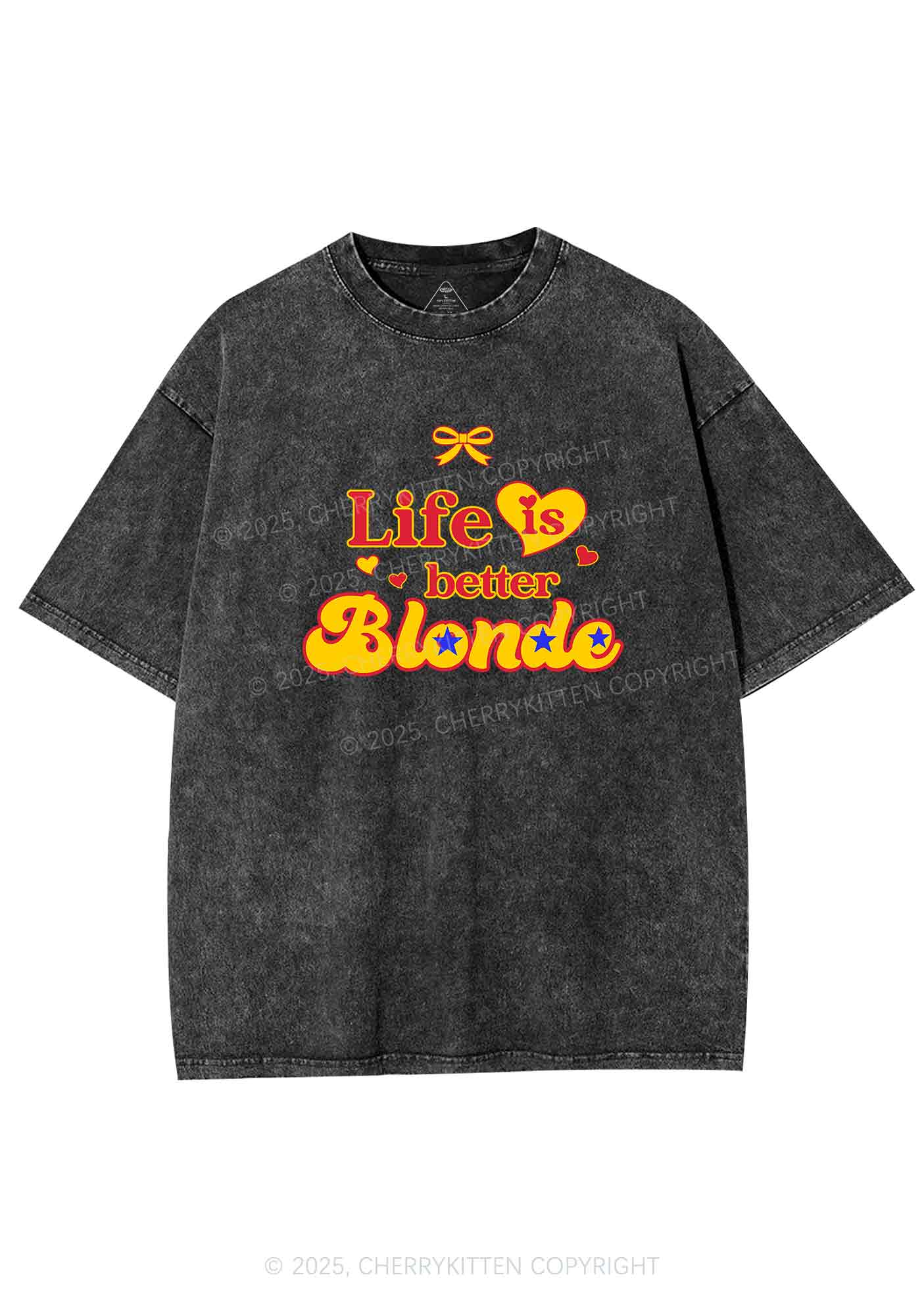 Better Blonde Y2K Shirts Washed Tee Cherrykitten