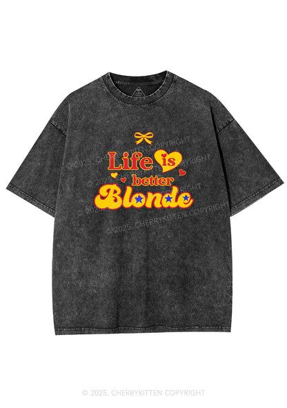 Better Blonde Y2K Shirts Washed Tee Cherrykitten