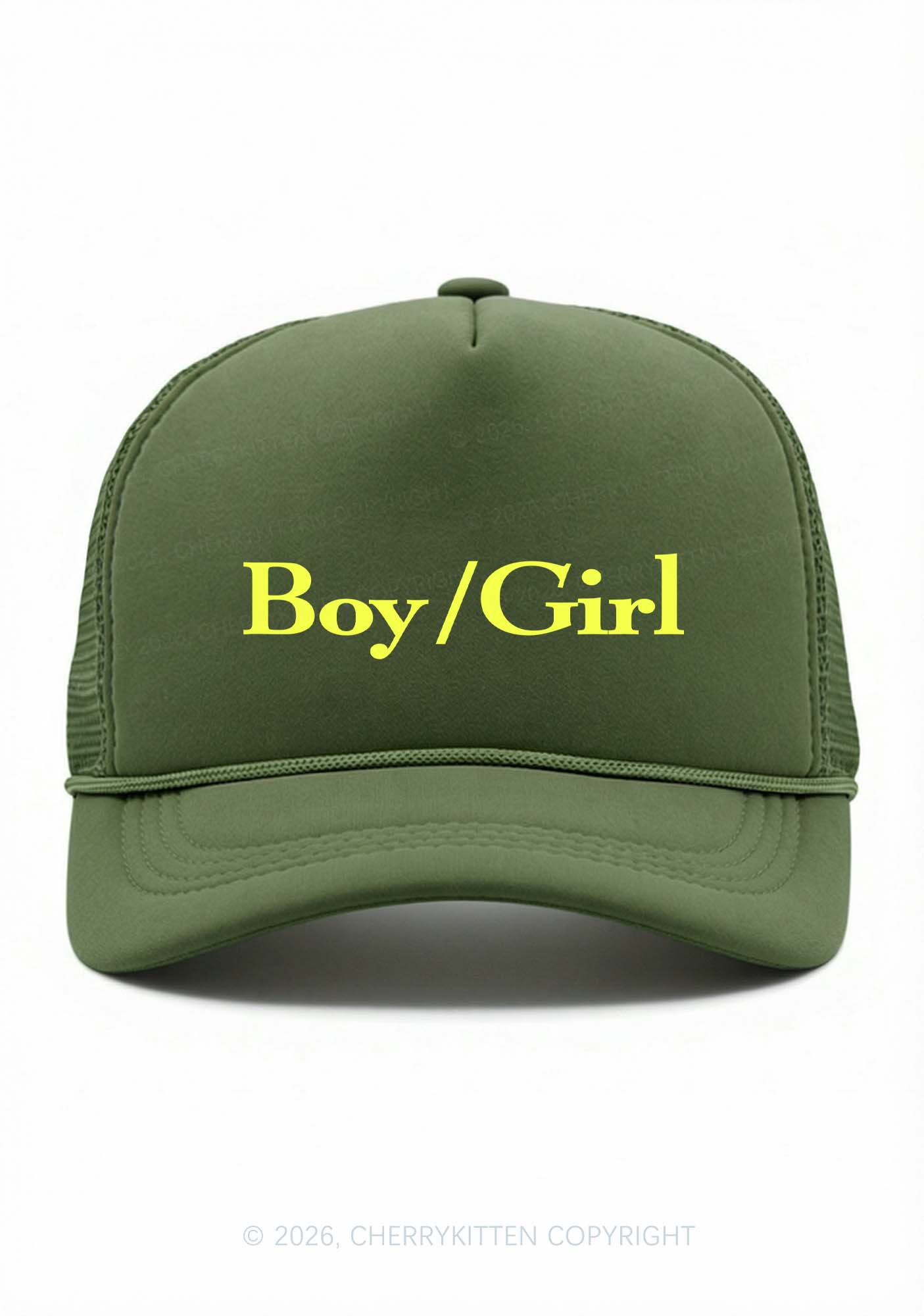 Boy Or Girl Pride Y2K Trucker Hat Cherrykitten