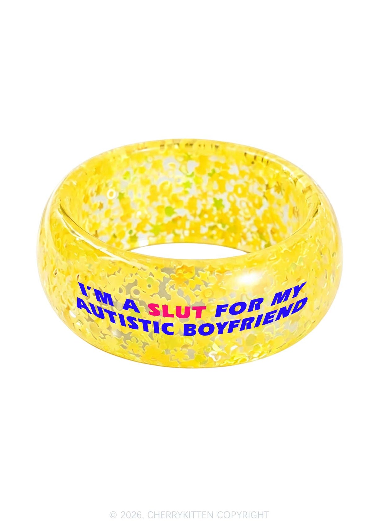 Slxt For My Autistic BF Y2K Cuff Bangle Cherrykitten