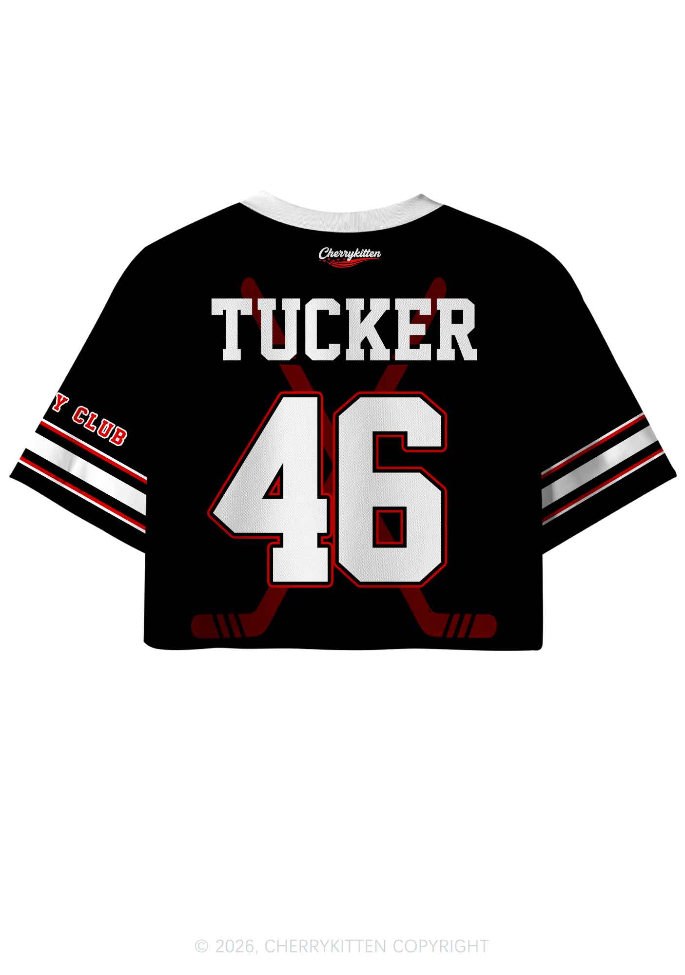 Hockey Player JT Y2K Crop Sport Jersey Shirts Cherrykitten
