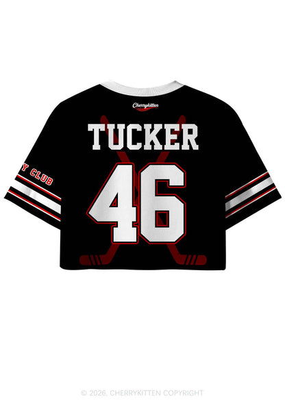 Hockey Player JT Y2K Crop Sport Jersey Shirts Cherrykitten
