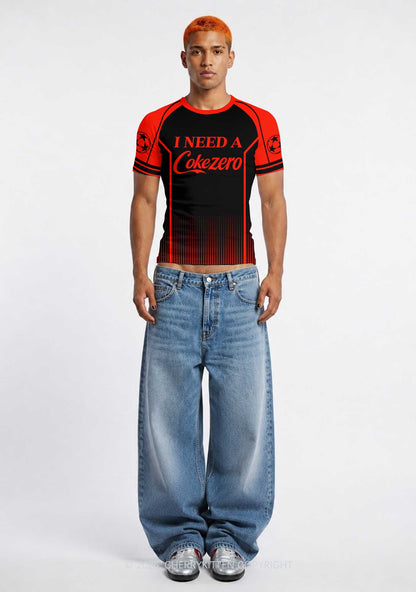 I Need A Zero Cola Y2K Football Jersey Shirts Cherrykitten