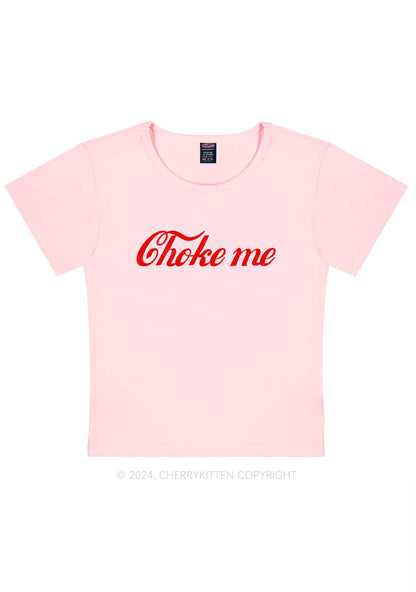 Choke Me Y2K Baby Tee Cherrykitten
