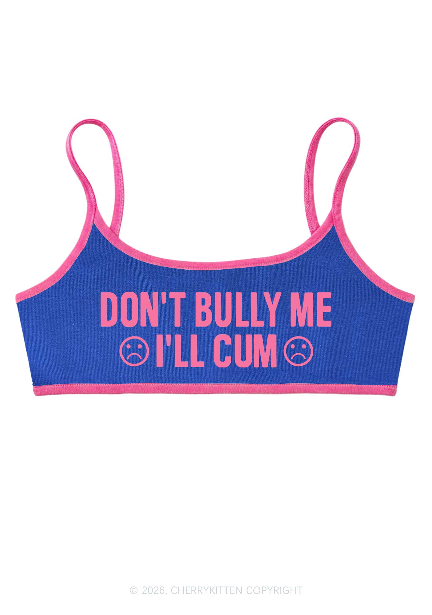 Dont Bully Me Y2K Super Crop Cami Cherrykitten