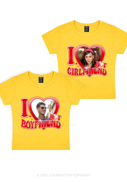 Custom I Love My Hot GF BF Y2K Valentine's Day Baby Tee Cherrykitten