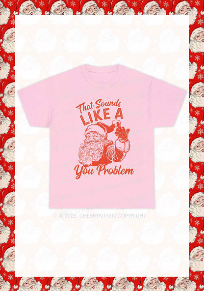 You Problem Christmas Y2K Chunky Shirt Cherrykitten