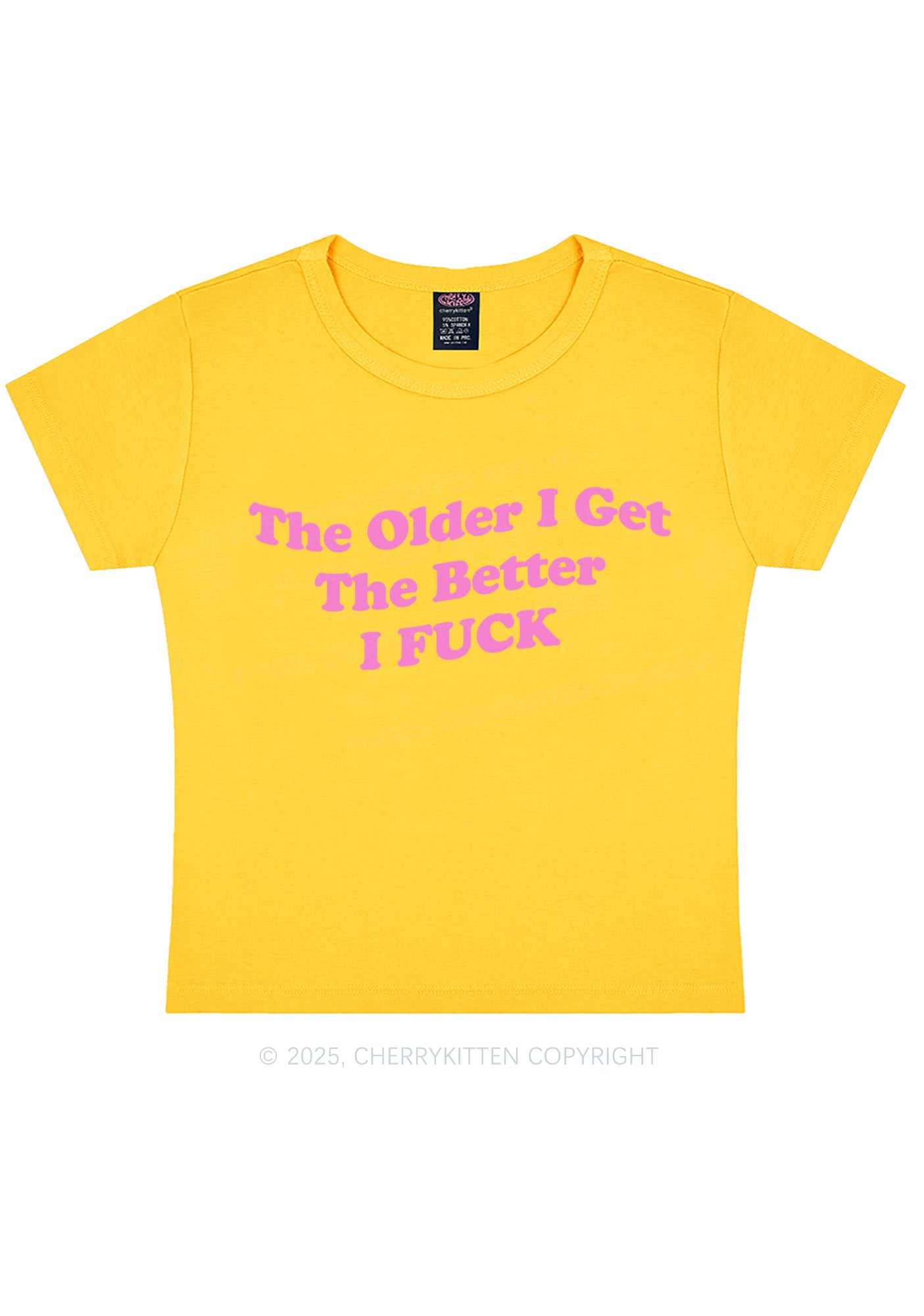Older Get Better Fxxk Y2K Baby Tee Cherrykitten
