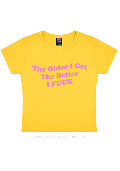 Older Get Better Fxxk Y2K Baby Tee Cherrykitten