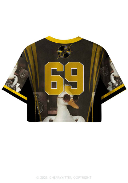 Sunglasses DJ Duck Y2K Crop Sport Jersey Shirts Cherrykitten