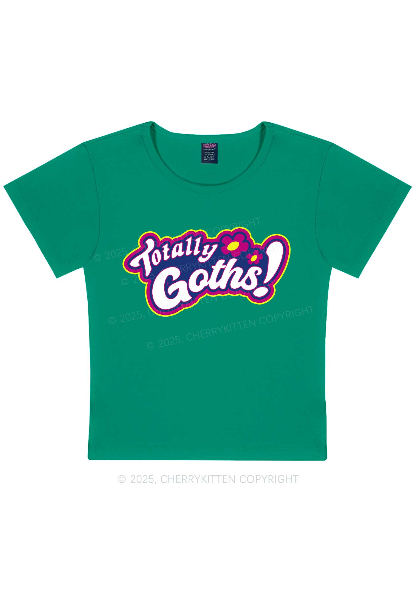 Totally Goths Y2K Baby Tee Cherrykitten