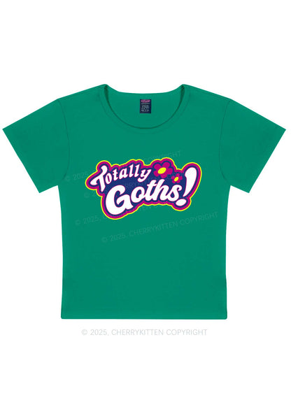 Totally Goths Y2K Baby Tee Cherrykitten