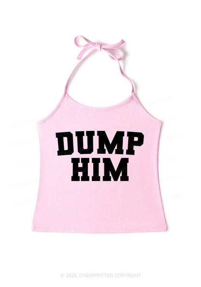 Dump Him Y2K Halter Neck Cami Cherrykitten