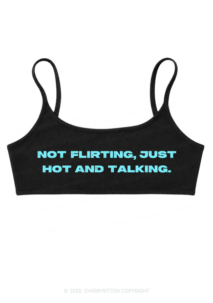 Just Hot And Talking Y2K Super Crop Cami Cherrykitten