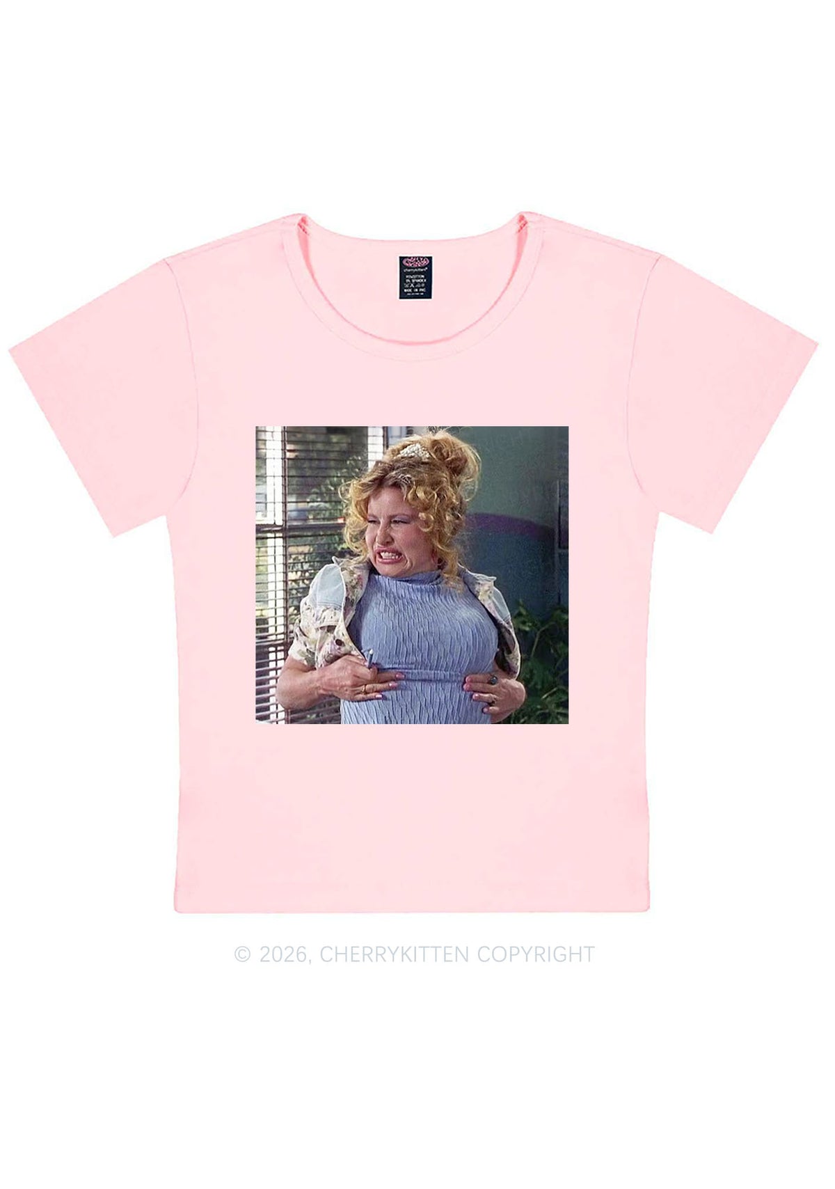 Huge Bxxb Blonde Y2K Baby Tee Cherrykitten