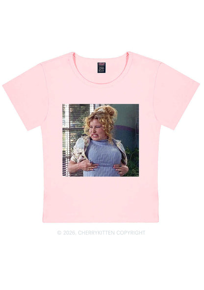 Huge Bxxb Blonde Y2K Baby Tee Cherrykitten