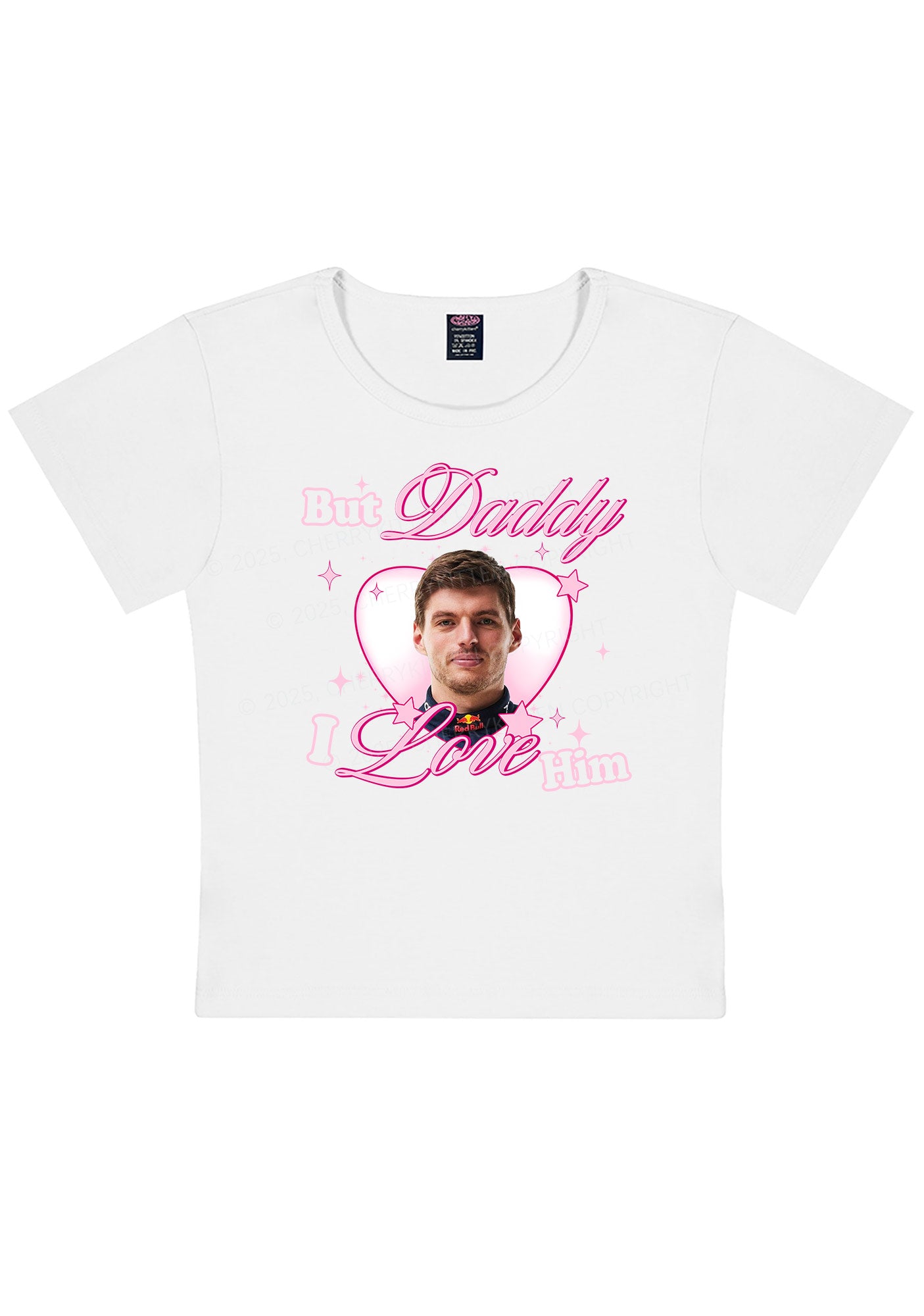 Daddy I Love The Driver Y2K Baby Tee Cherrykitten