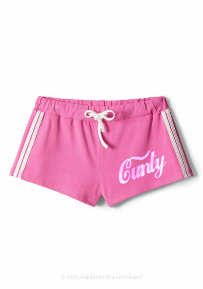 Cunty Y2K Drawstring Mini Shorts Cherrykitten
