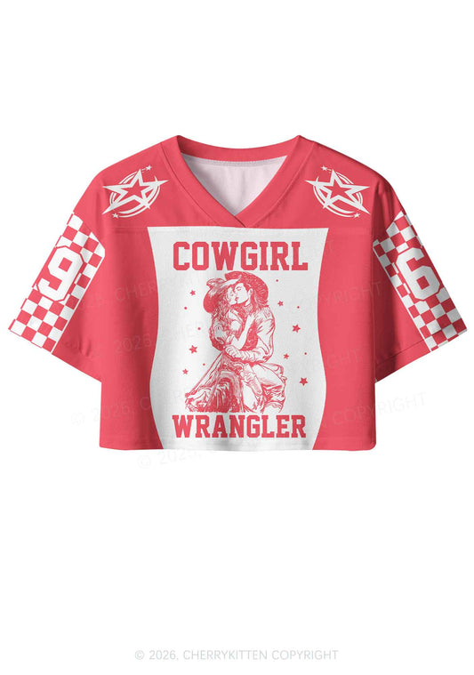 Cowgirl Wrangler Pride Y2K Crop Sport Jersey Shirts Cherrykitten