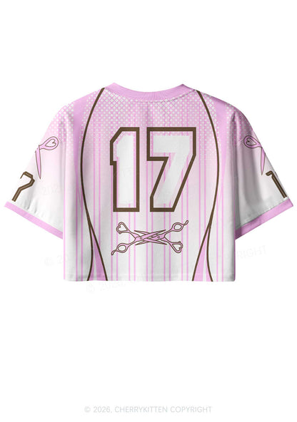 I Love Girls Scissors Pride Y2K Crop Sport Jersey Shirts Cherrykitten