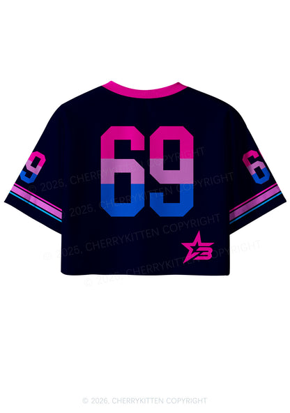 Both Is Good Pride Y2K Crop Sport Jersey Shirts Cherrykitten
