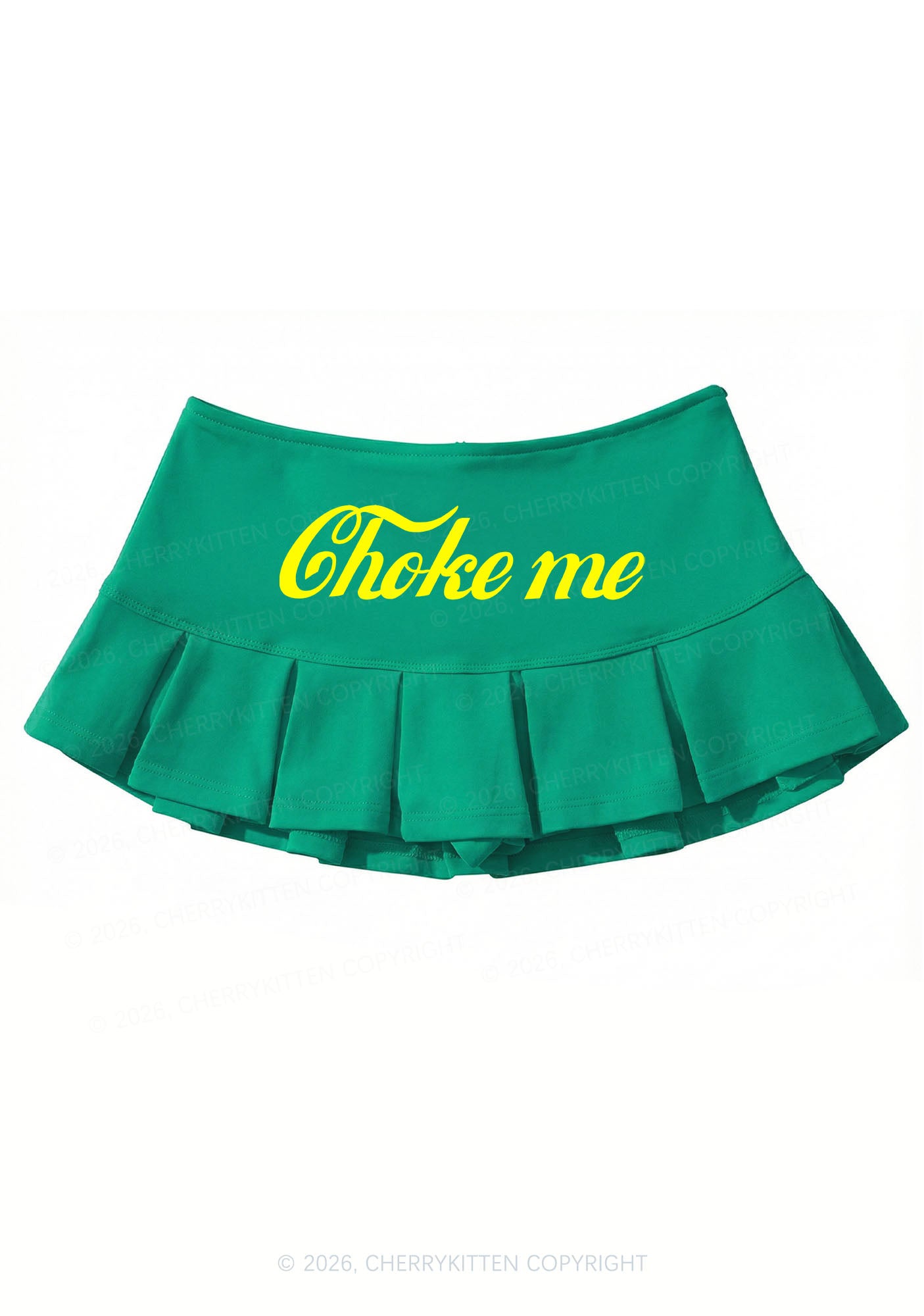 Choke Me Y2K Mini Pleated Skirts Cherrykitten