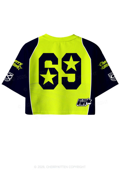I Top Mascs Pride Y2K Crop Sport Jersey Shirts Cherrykitten