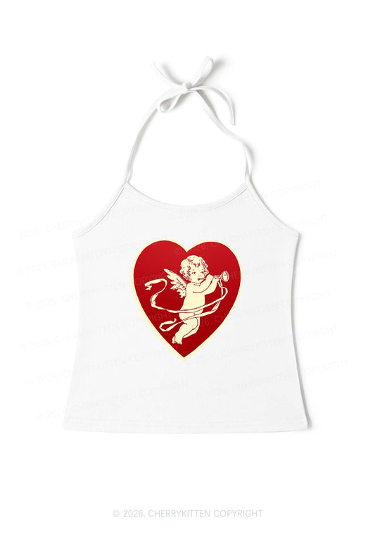Trumpet Cupid Y2K Halter Neck Cami Cherrykitten