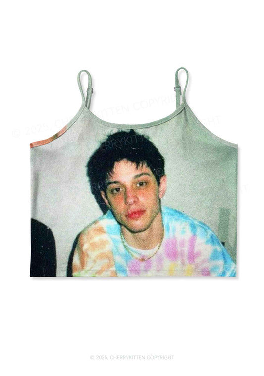 PD Y2K Print Cami Crop Top Cherrykitten