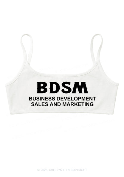 Business Development Y2K Super Crop Cami Cherrykitten
