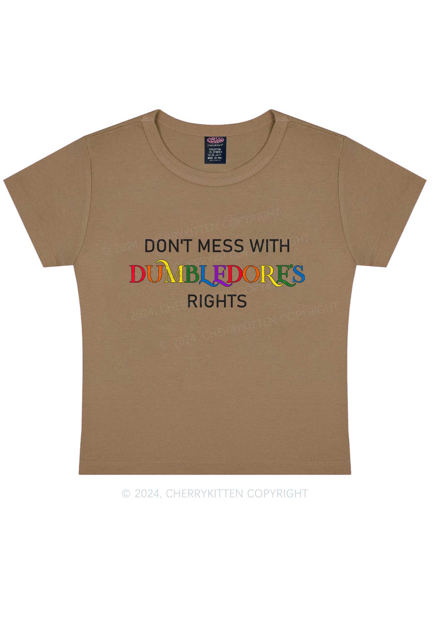 Dumbledore's Rights Y2K Baby Tee Cherrykitten