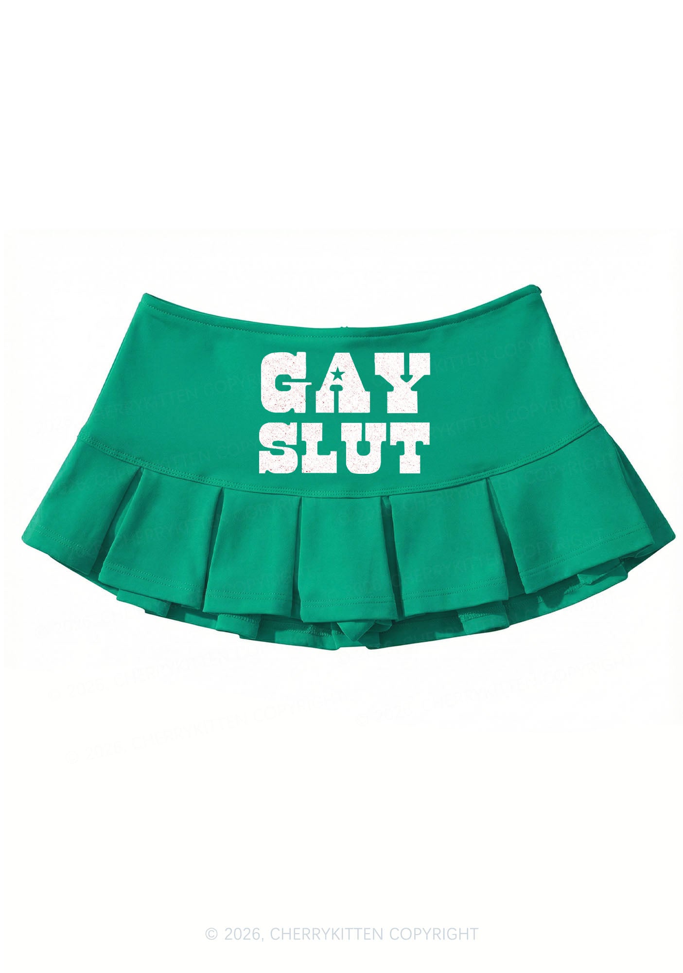 Gay Slxt Pride Y2K Mini Pleated Skirts Cherrykitten