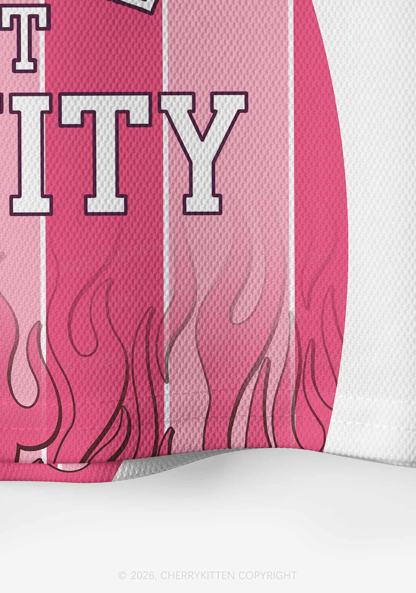 A Little Bit Fruity Pride Y2K Crop Sport Jersey Shirts Cherrykitten