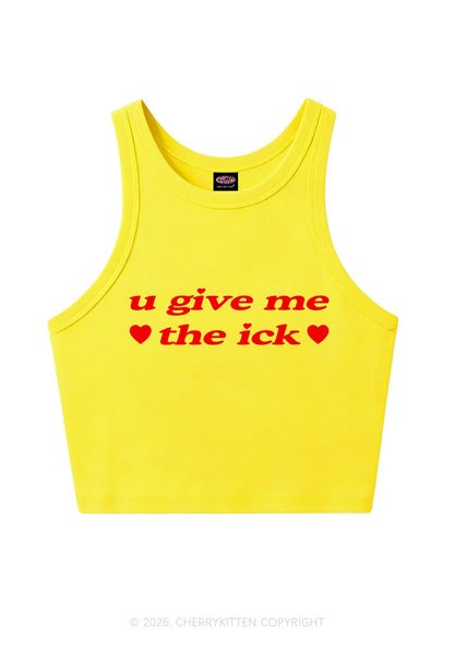 Give Me Ick Y2K Crop Tank Top Cherrykitten