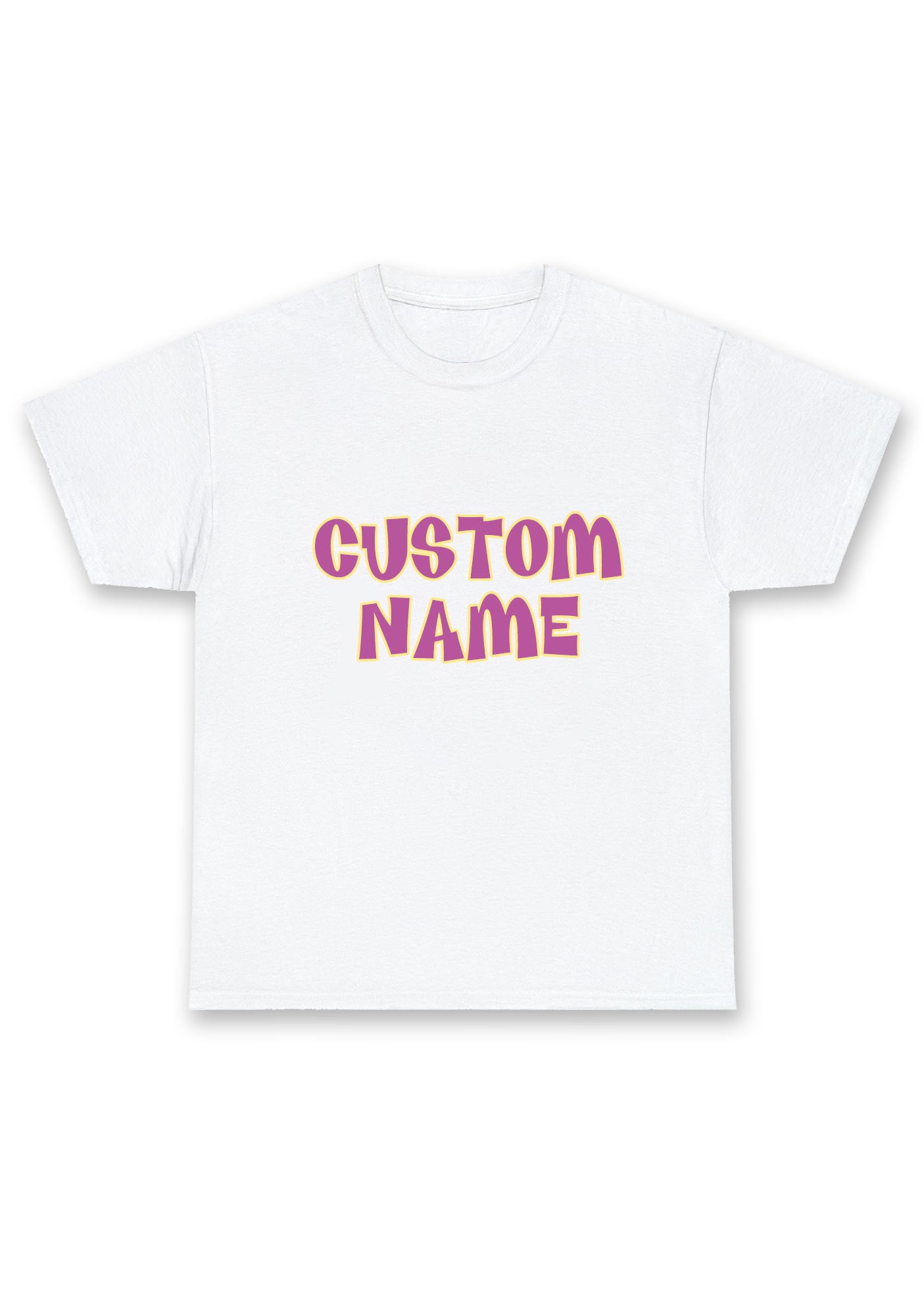 Custom Name Design Chunky Shirt Cherrykitten