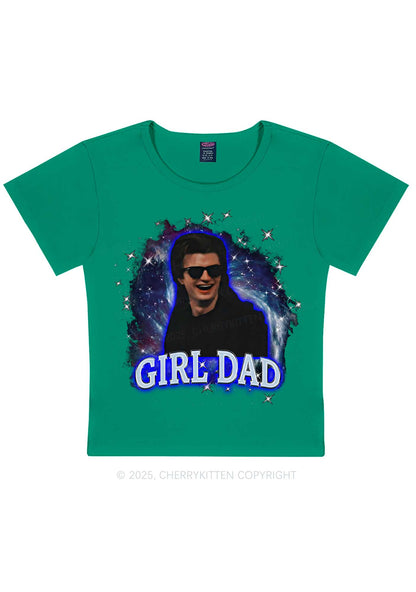 Girl Dad Starry Sky Y2K Baby Tee Cherrykitten