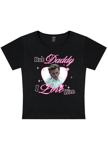 Daddy I Love Number One Y2K Baby Tee Cherrykitten