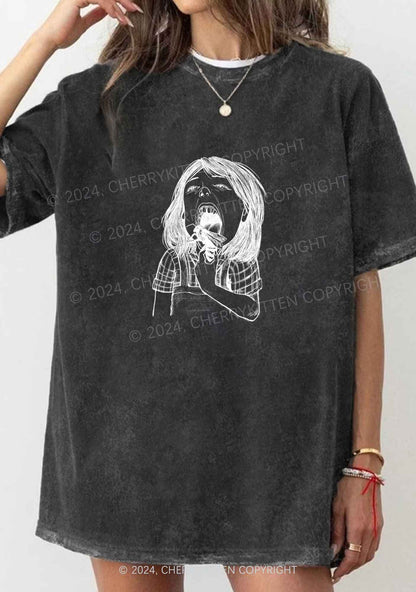 Bug Licker Y2K Washed Tee Cherrykitten