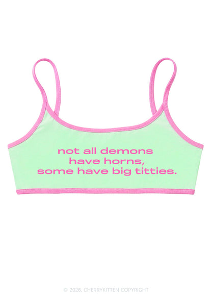 Big Txtties Demons Y2K Super Crop Cami Cherrykitten