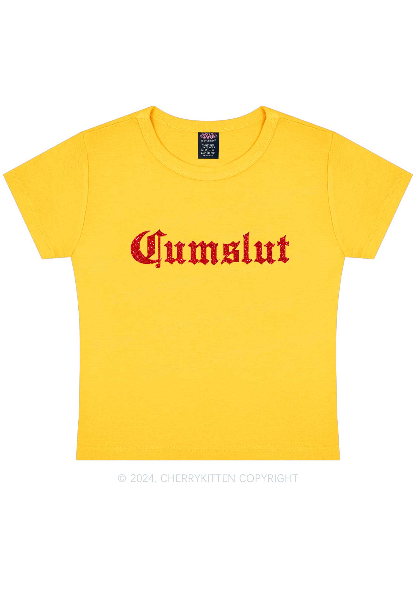 Cxmslxt Y2K Baby Tee Cherrykitten