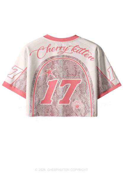 Live Laugh Lesbian Pride Y2K Crop Sport Jersey Shirts Cherrykitten