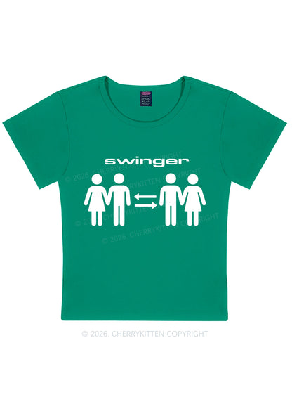 Swinger Partners Y2K Baby Tee Cherrykitten