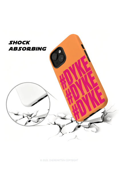 Orange Dyke Pride Y2K Phone Case Cherrykitten