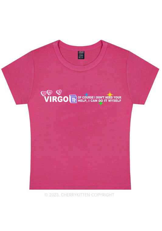 I'm A Virgo Y2K Baby Tee Cherrykitten