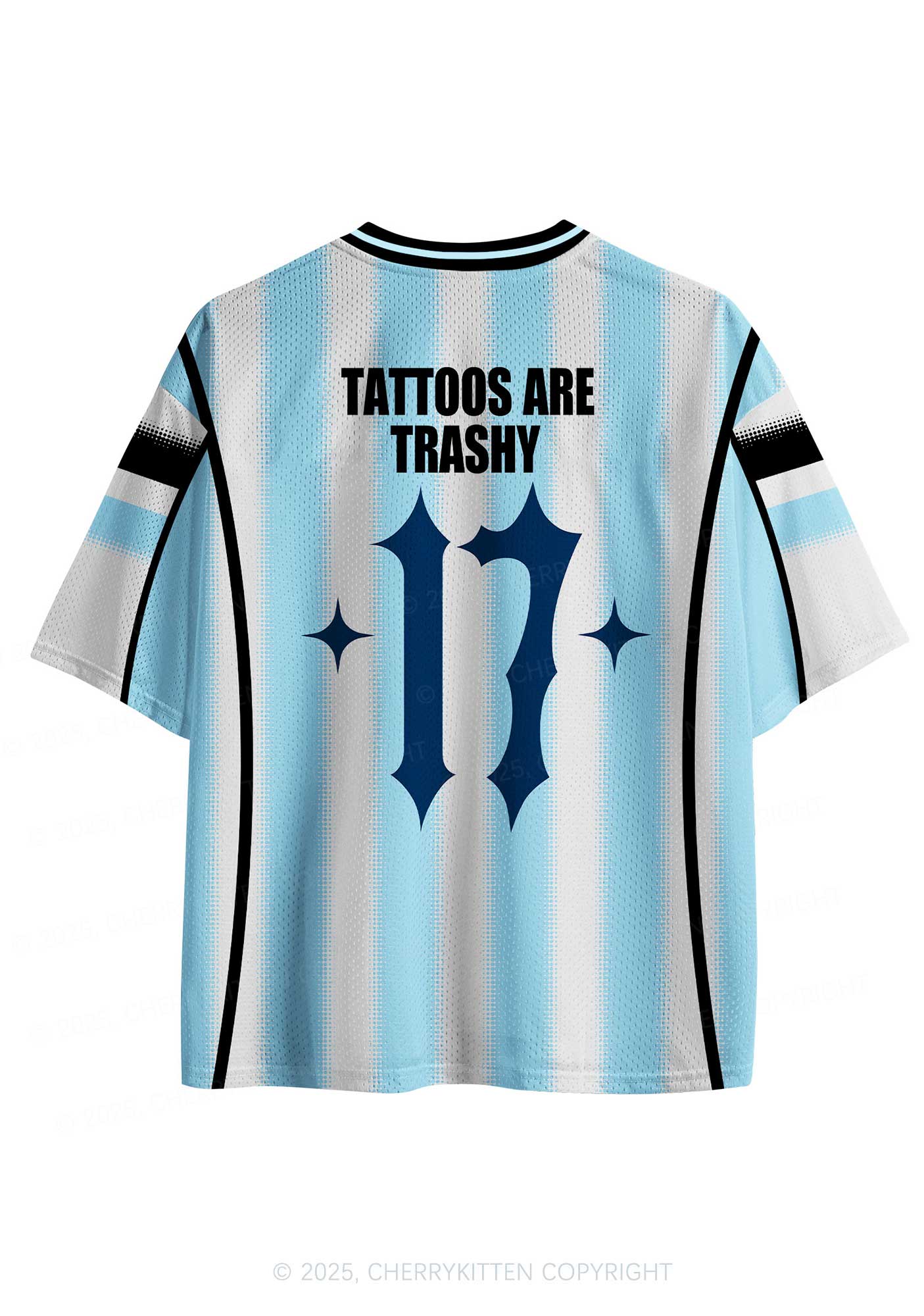 Custom Tattoos Are Trashy Y2K Sport Jersey Shirts Cherrykitten